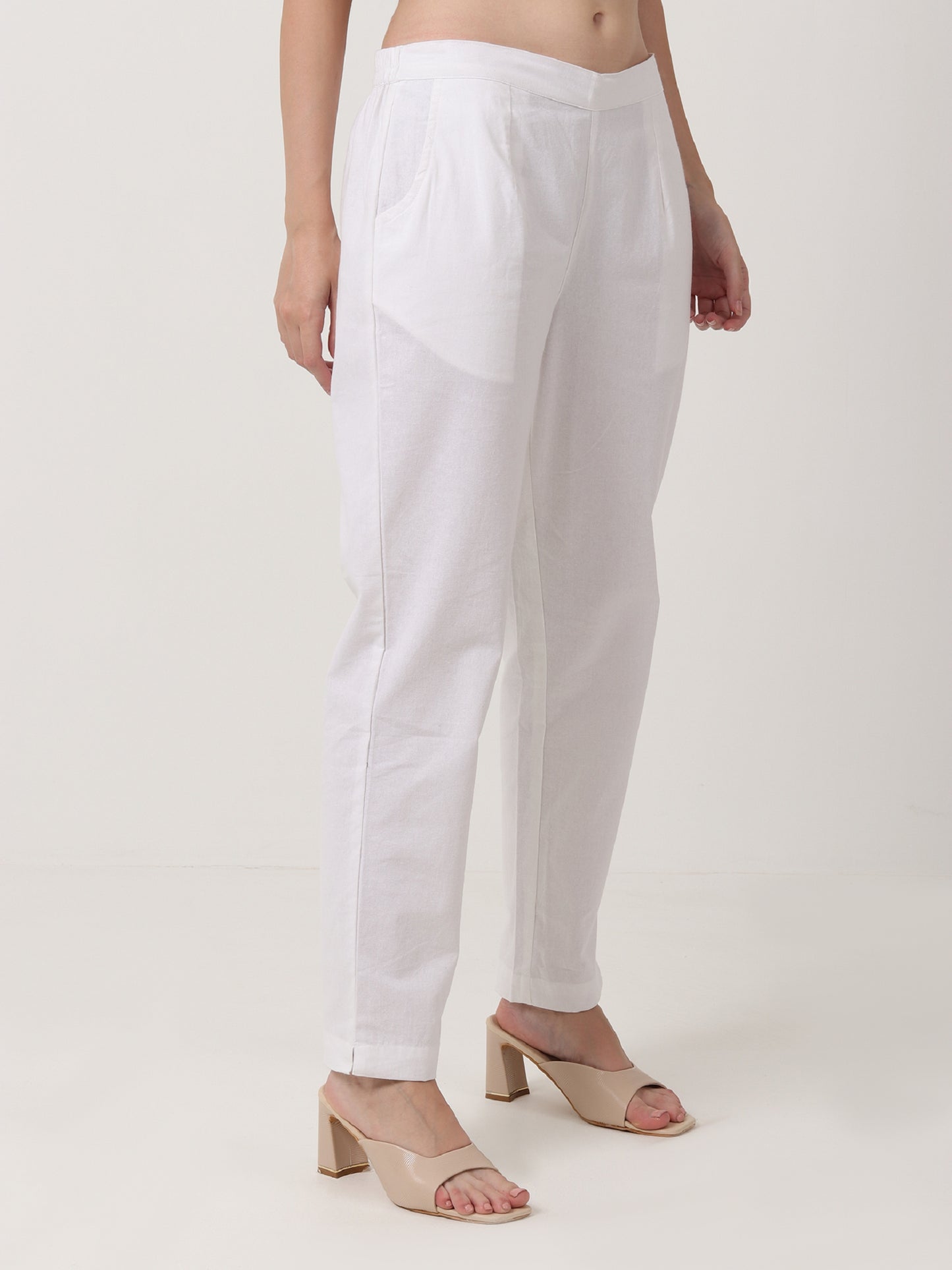 Saadho Pant - White