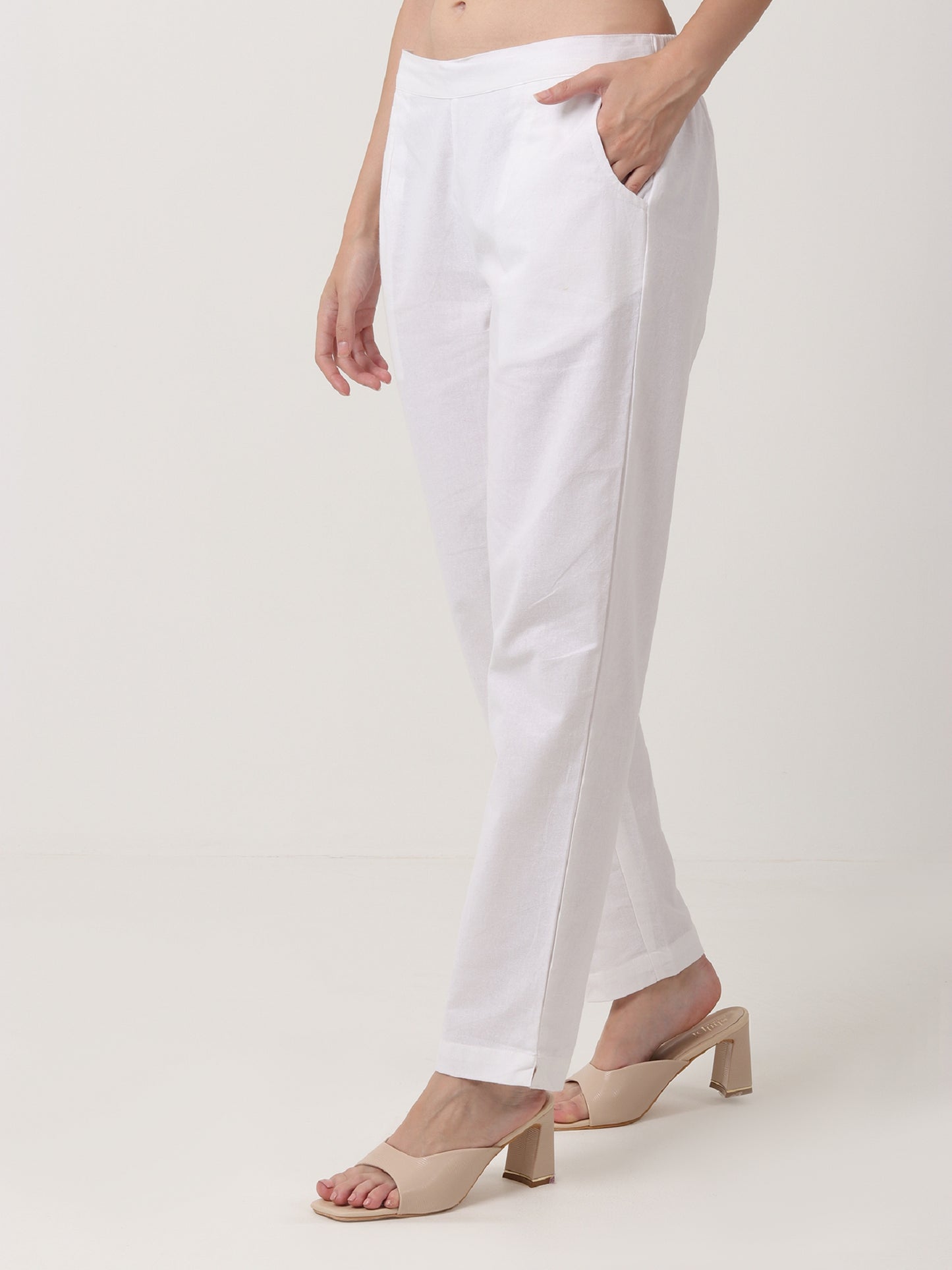 Saadho Pant - White