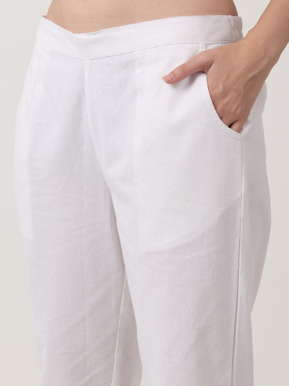 Saadho Pant - White