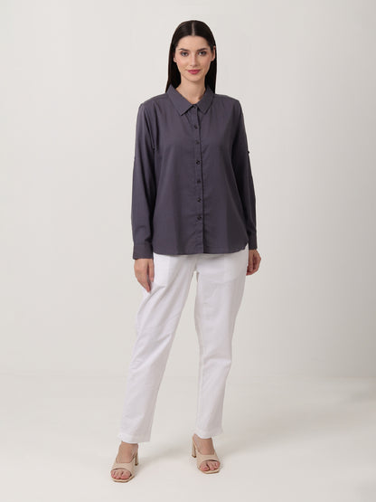 Saadho Shirt - Slate Grey