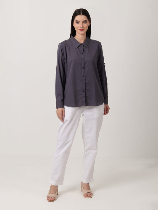 Saadho Shirt - Slate Grey