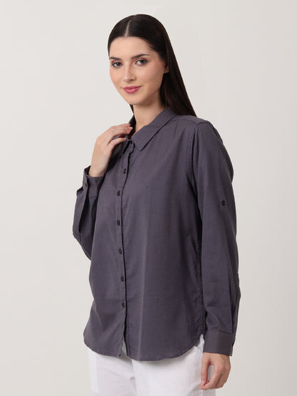 Saadho Shirt - Slate Grey