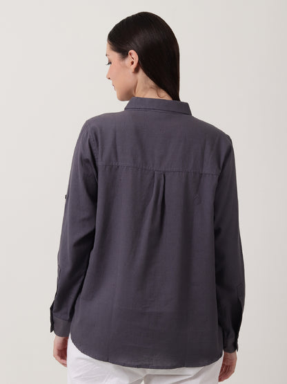 Saadho Shirt - Slate Grey