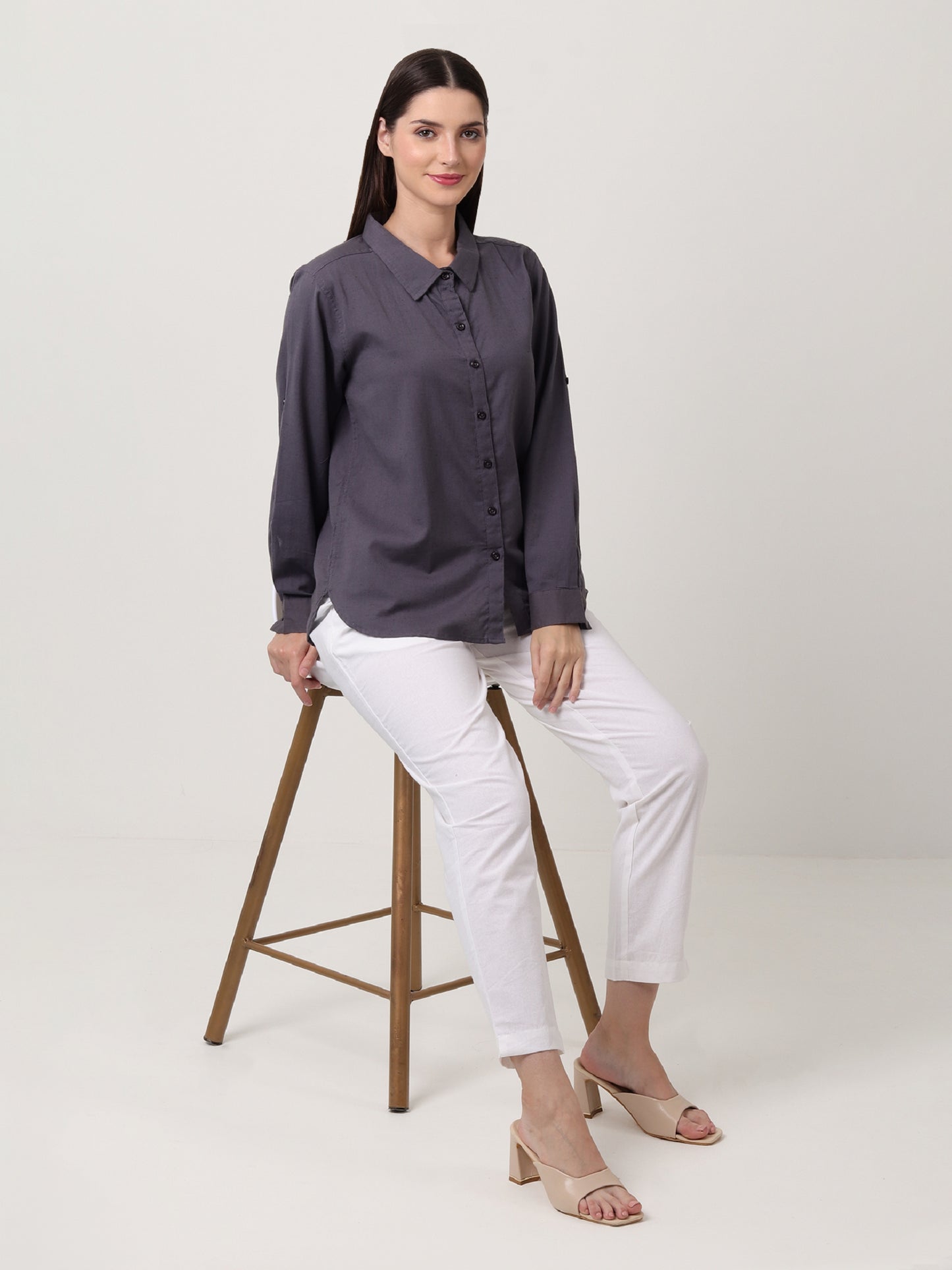 Saadho Shirt - Slate Grey