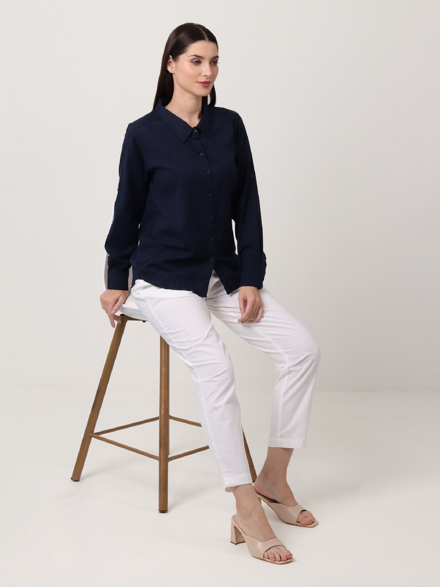 Saadho Shirt - Navy Blue