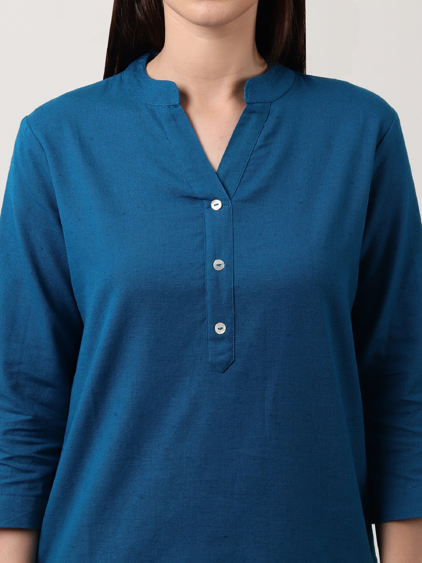 Saadho Short Kurta - Turqoise