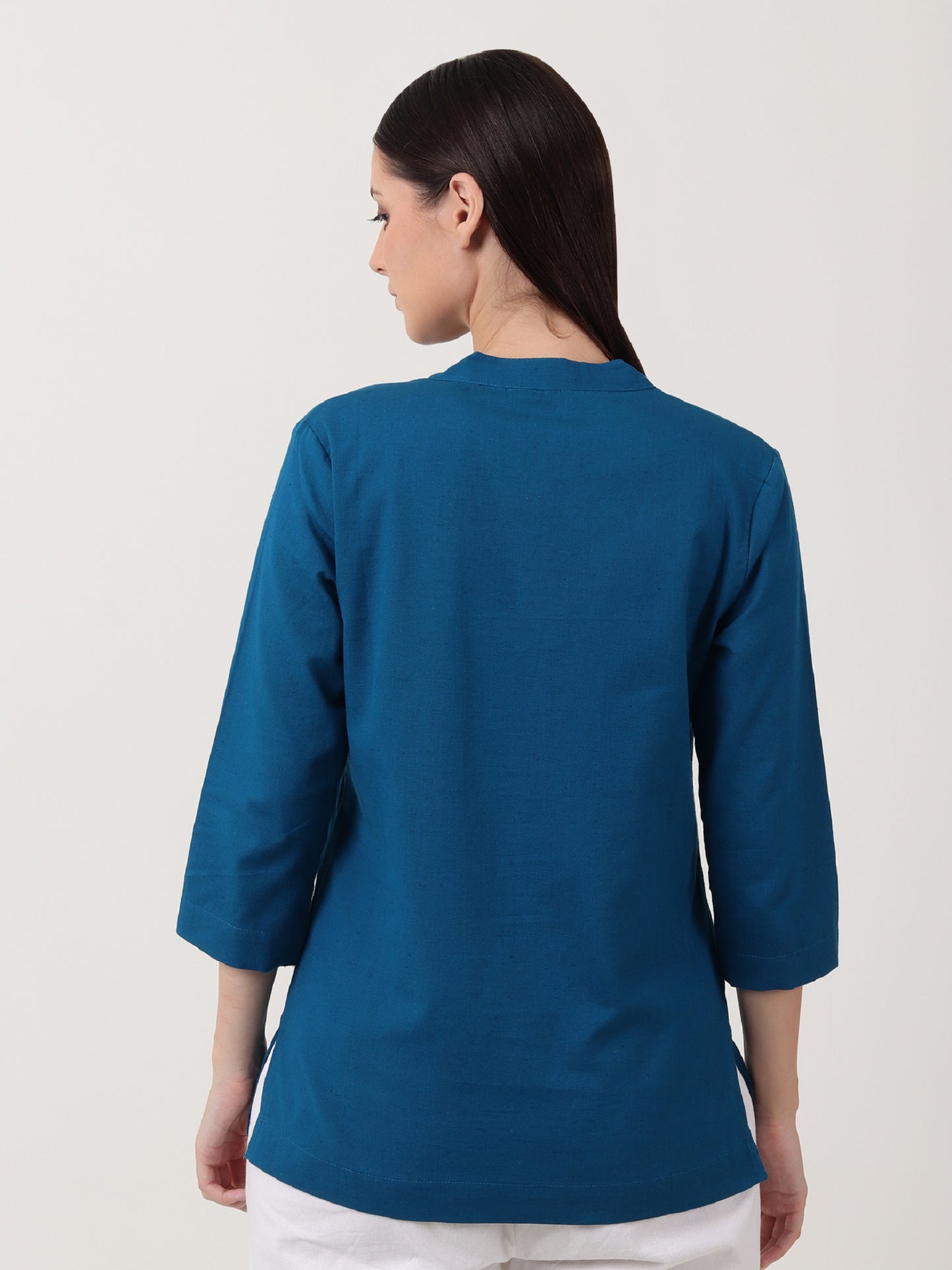 Saadho Short Kurta - Turqoise